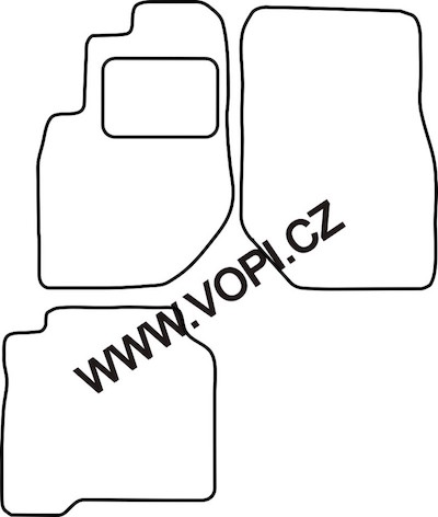 Autokoberce Hyundai Terracan 2000 - 2006 Perfectfit (1826)